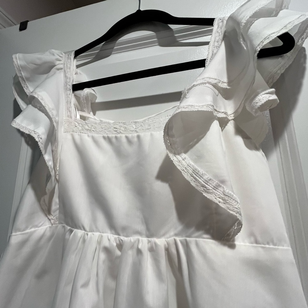 Lulu's White Ruffled Dress - Picture 5 of 6